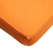 American Baby Company Supreme Aangenaam Fitted Crib Sheet 28" x 52", Met Verbeterde Dikte, Oranje