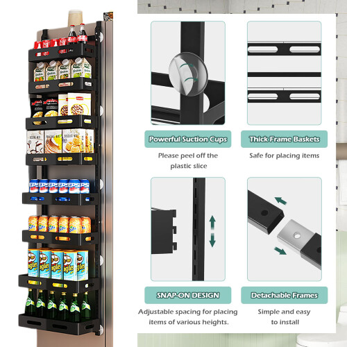 8-tier Over Door Kitchen Storage Spice Rack 1