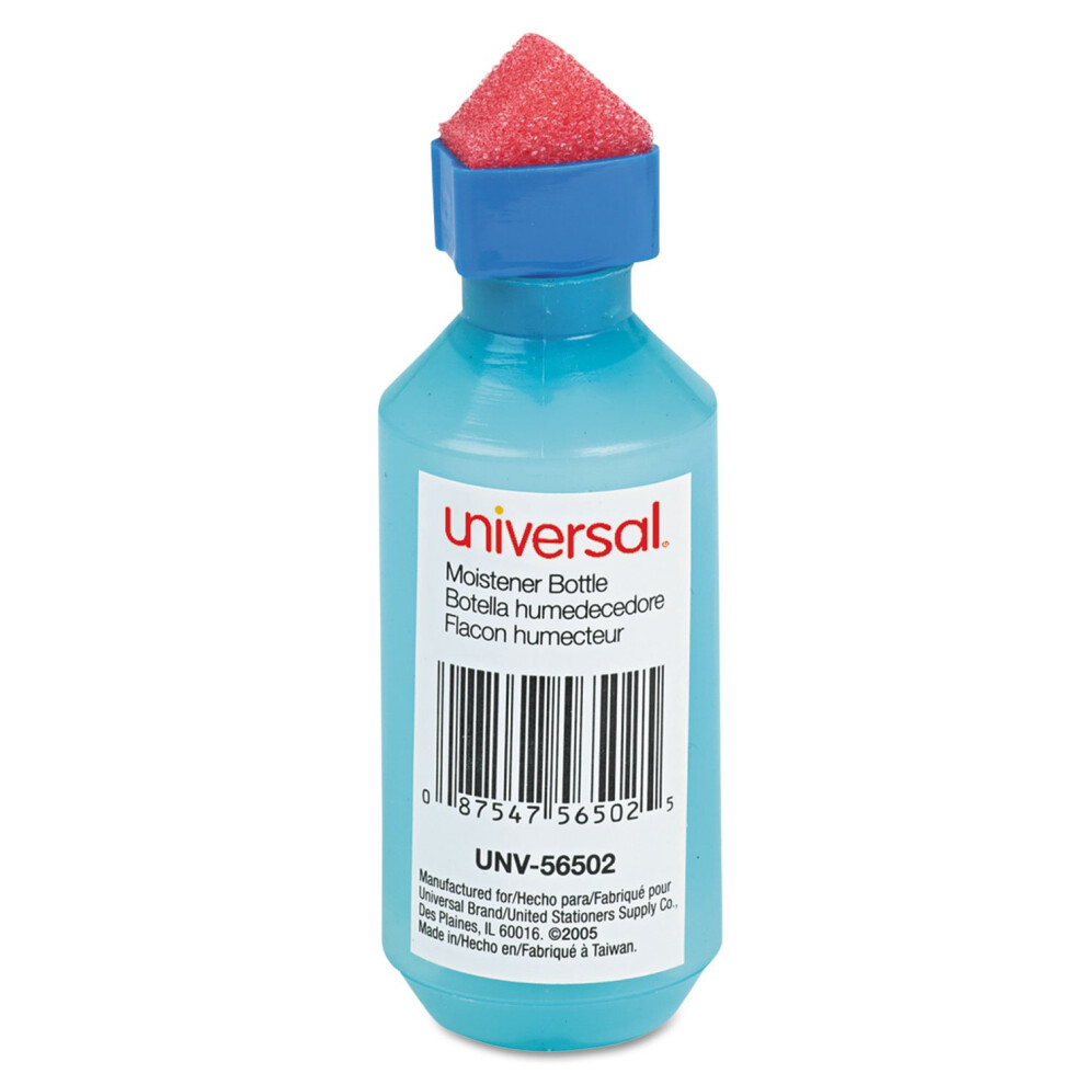 Universal 56502 Squeeze Bottle Moistener  2 oz  Blue