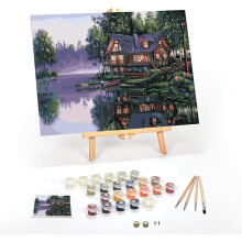 Ledgebay DIY Paint by Numbers kszlet felnotteknek keretezett vszonra: Kezdotol haladtl haladig tart Paint by Numbers kszletek akrilfestkkszl