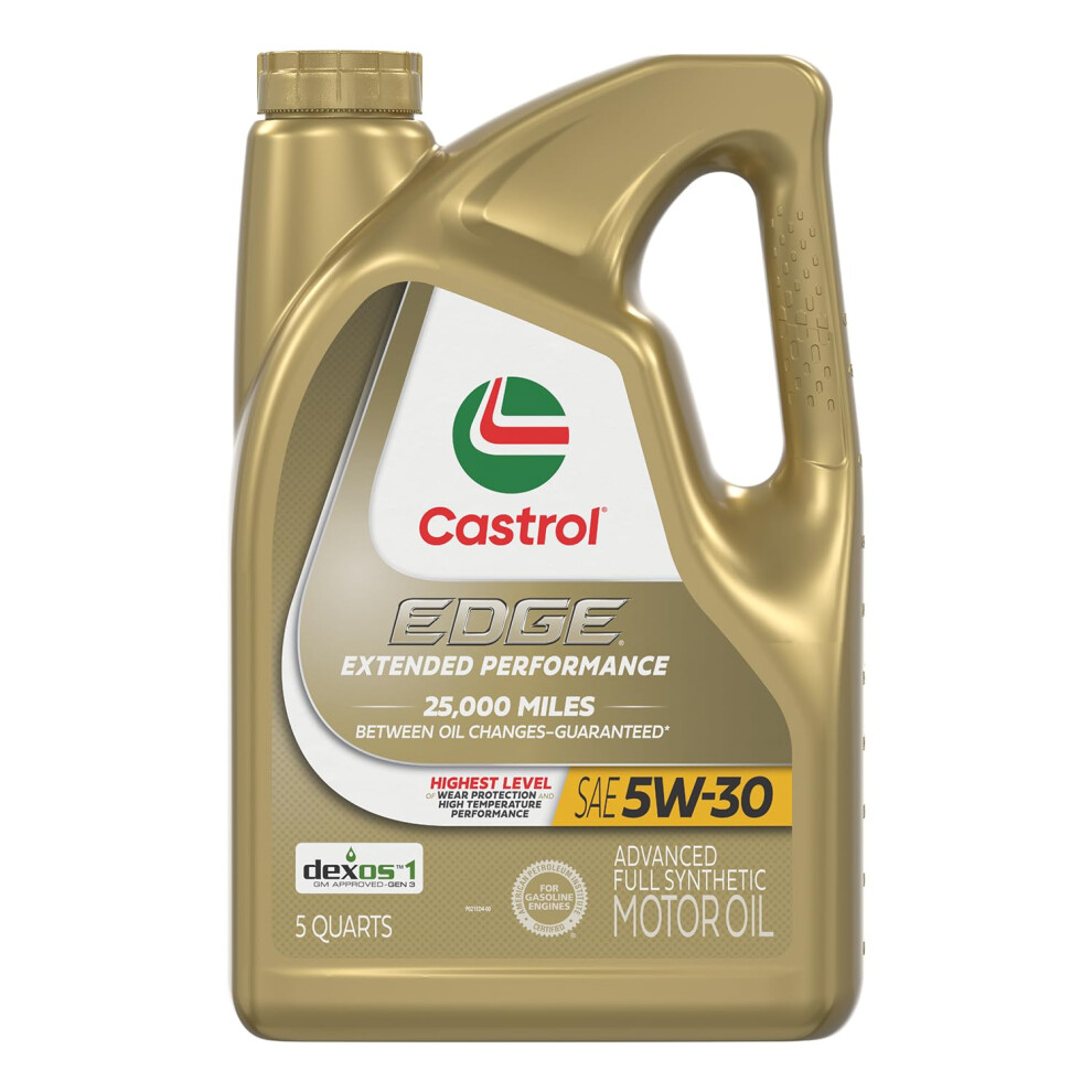 Castrol Edge Extended Performance 5W-30 Advanced Full Synthetic Motor Oil  5 Quart