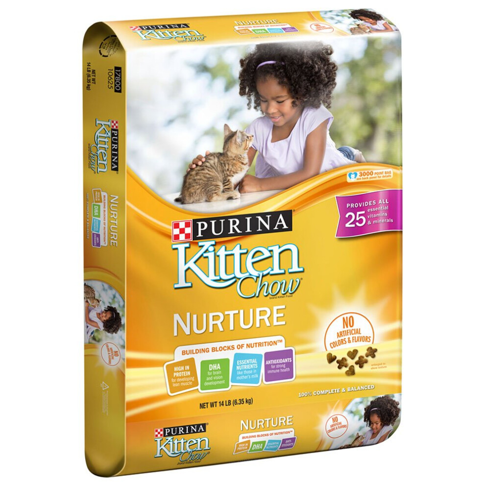 Purina Kitten Chow Nurture Kitten Dry Cat Food  3.15 LB