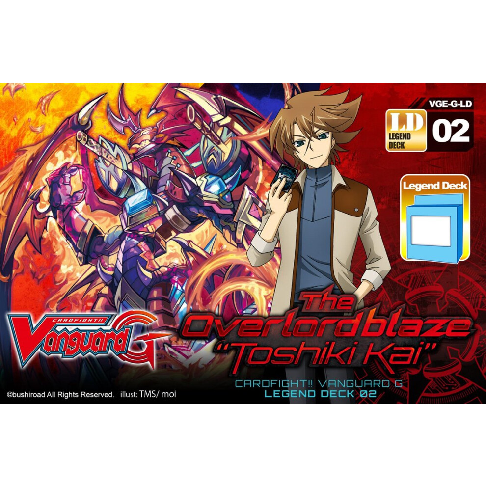 Cardfight Vanguard G Legend Deck 2 The Overlord Blaze Toshiki Kai