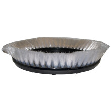 Oreck Commercial 237.046 Natural Polypropylene Carpet Soft Orbiter Brush  12"" Diameter  0.008"" Bristle Diameter  For 550MC Orbiter Floor Machine  Wh