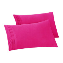 Elegant Comfort Premium Hotel Quality 2-Piece Pillowcase Set Luxury & Softest 1500 Thread Count Egyptian Quality Bedding Pillowcases Wrinkle and Fad