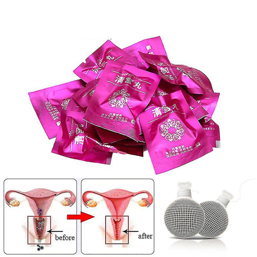2023 New 10pack Natural Herbal Womb Yoni Vaginal Cleansing Healing Detox Pearls Tampons
