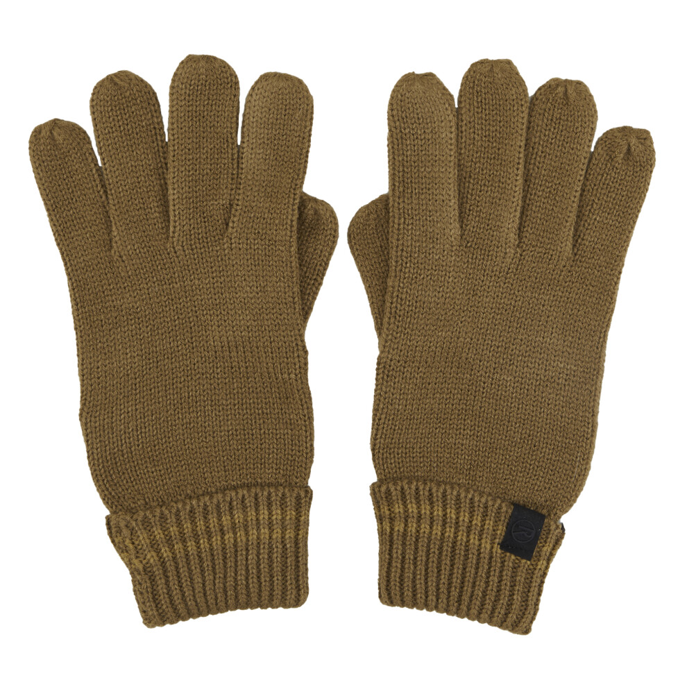 (S-M, Umber) Regatta Mens Balton III Knitted Gloves