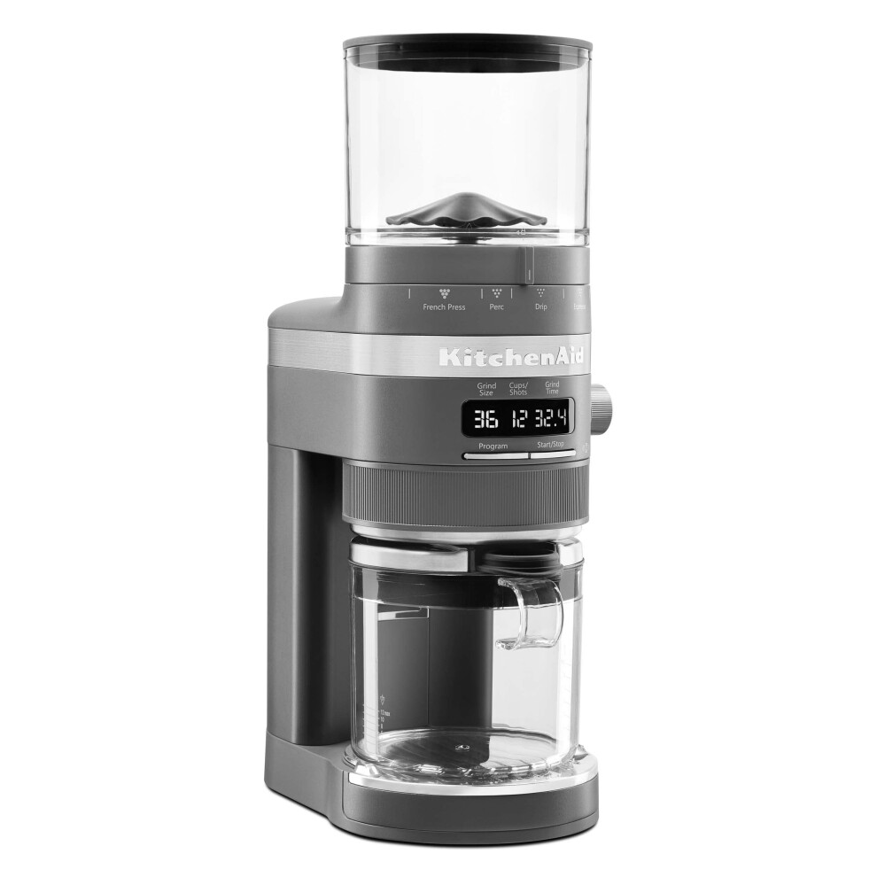 KitchenAid Burr Coffee Grinder - KCG8433 - Matte Charcoal Grey  10 Oz