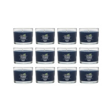 Yankee Candle Signature Votivkerze, Bayside Cedar Duft, natürliche Sojawachs-Kerze, 1,3 OZ Glas (Packung 1)