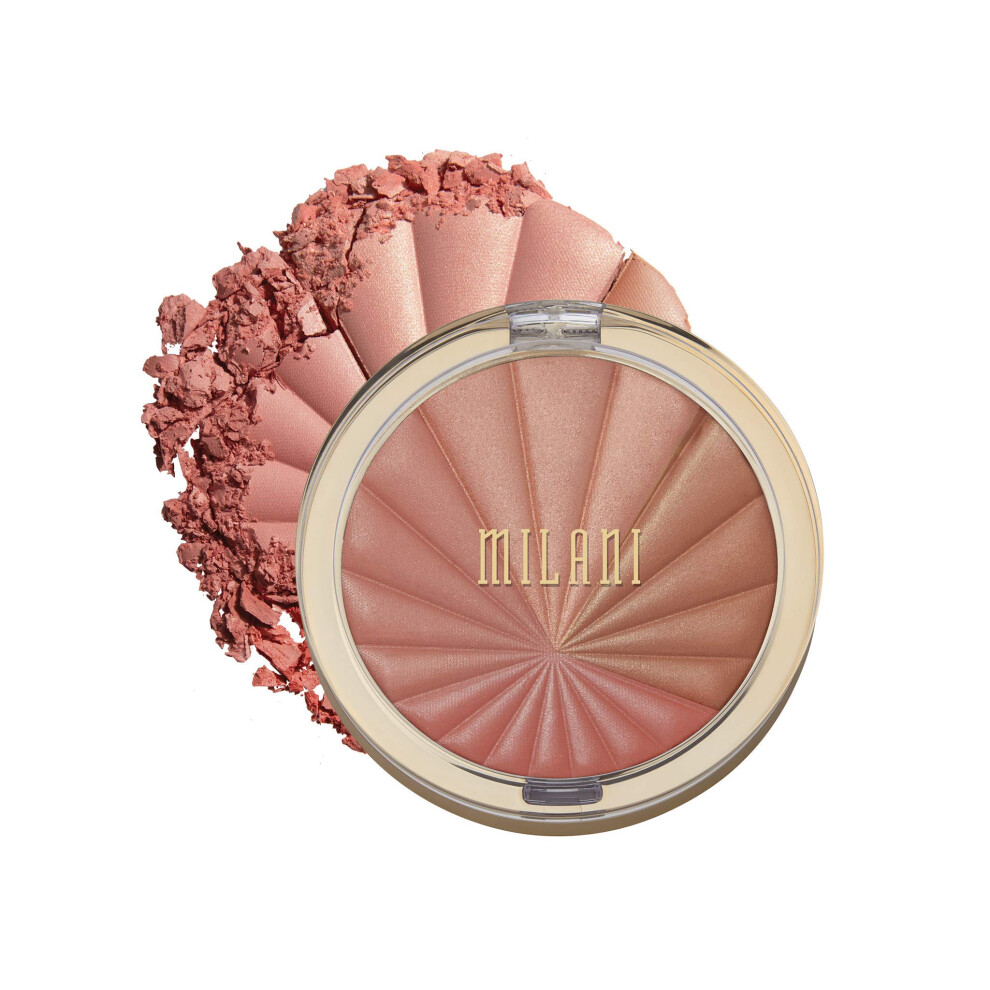 Milani Color Harmony Blush Palette - Berry Rays (0.3 Ounce) Vegan  Cruelty-Free Powder Blush Compact - Shape  Contour & Highlight Face with 4 Matte Sh