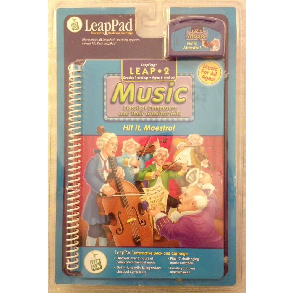 LeapPad: Leap 2 Music - Hit it  Maestro! Interactive Book and Cartridge