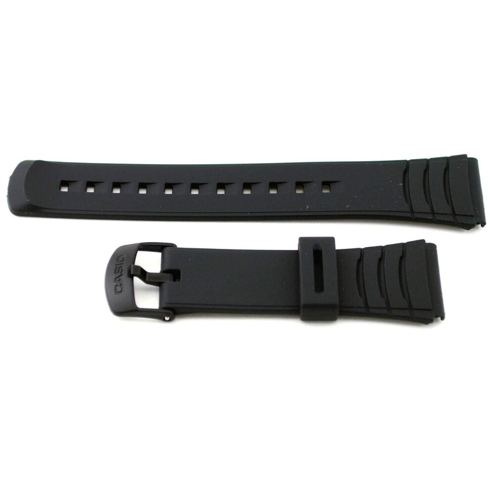 Casio 10169264 Genuine Factory Replacement Resin Watch Band fits DBC-32-1A DBC-32-9A DBC-32C-1 DBC-32C-1B Black