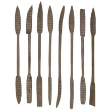 SE Heavy Wood Rasp Riffler File Set - Assorted Files for Rasp Cuts - Wood Shaping Tool - Set of 8 Pcs - 7408WFR