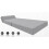 (Grey) Single Portable Fold Out Z Bed Sofa Guest Futon 4