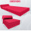 (Pink) Single Portable Fold Out Z Bed Sofa Guest Futon 3