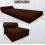 (Chocolate) Single Portable Fold Out Z Bed Sofa Guest Futon 7