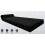 (Black) Single Portable Fold Out Z Bed Sofa Guest Futon 5