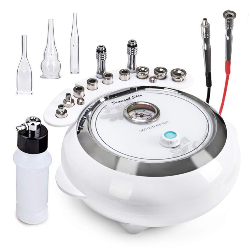 3 in 1 Diamond Microdermabrasion Machine  TopDirect Facial Skin Care Salon Equipment w/Vacuum & Spray (Strong Suction Power: 65-68cmhg)