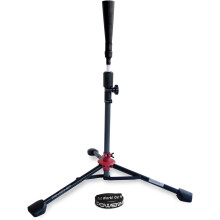 PowerNet Corbin Carroll Baseball Softball Batting Tee | Hitting Drill Coaching Aid | Justerbar hjde 27,5"""" - 44"""" | Brbar sammenklappelig | Gum