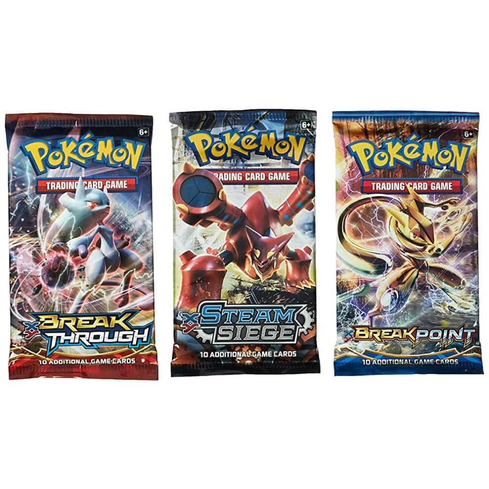 Pokemon TCG Value Pack - 3 Random Booster Packs  30 Cards Total. Chance at Rares & Holofoils.