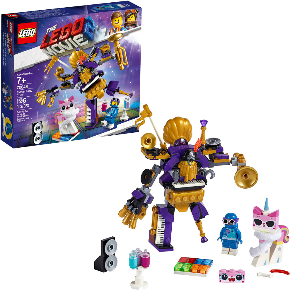 LEGO The Movie 2 Systar Party Crew 70848 Building Kit (196 Pieces)