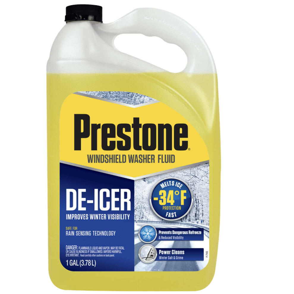 Prestone AS250 De-Icer Windshield Washer Fluid - 1 Gallon