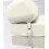 (Cream) Single Portable Fold Out Z Bed Sofa Guest Futon 5