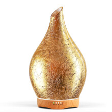 Difusor de Aceites Esenciales Porseme 280ml, Aromaterapia de Cristal 3D, Humidificador BPA Libre