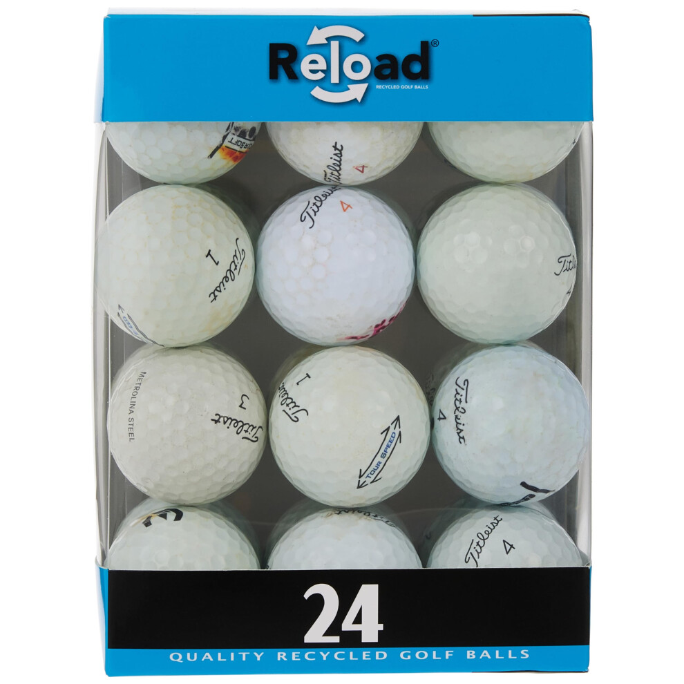 Reload Recycled Golf Balls (24-Pack) of Titleist Golf Balls