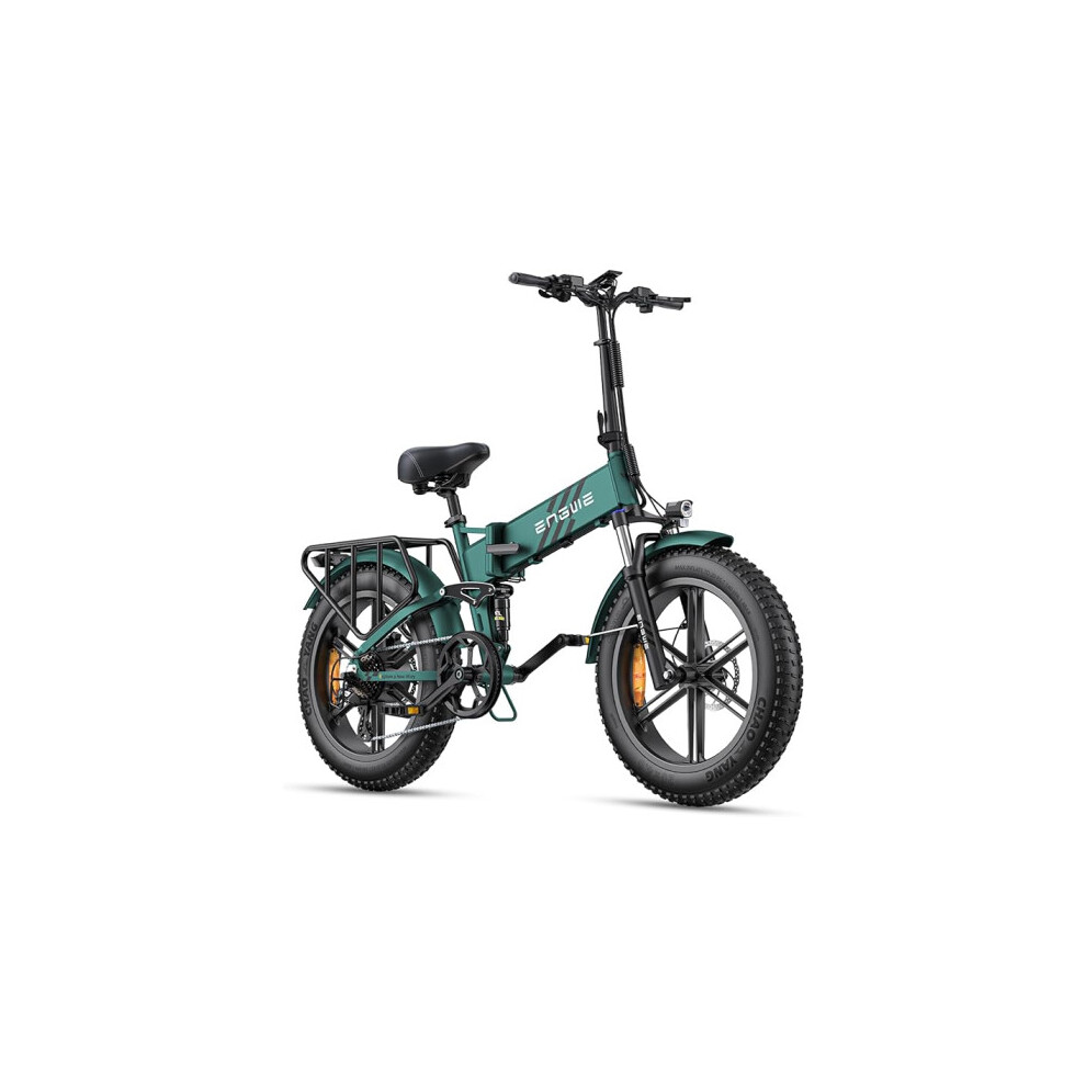 (Green) ENGWE Engine Pro 2.0Fat Tire Folding Electric Bike