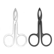 Motanar 2-pack Pincett Saxhandtag Rakspets Saxformade Pincetter för Hårborttagning