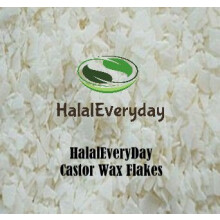 Castor Wax - Hydrogenated Castor Oil - Great thickening agent for lotions and creams lip balms body creams hair care products eye makeup.1lb/16oz