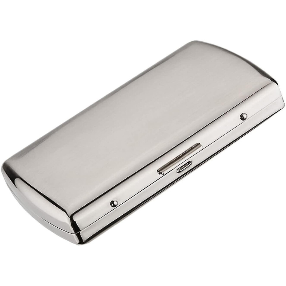 Durable Metal Cigarette Case Holds 12 Cigarettes (54 X 89 X 19mm), Cigarette Case