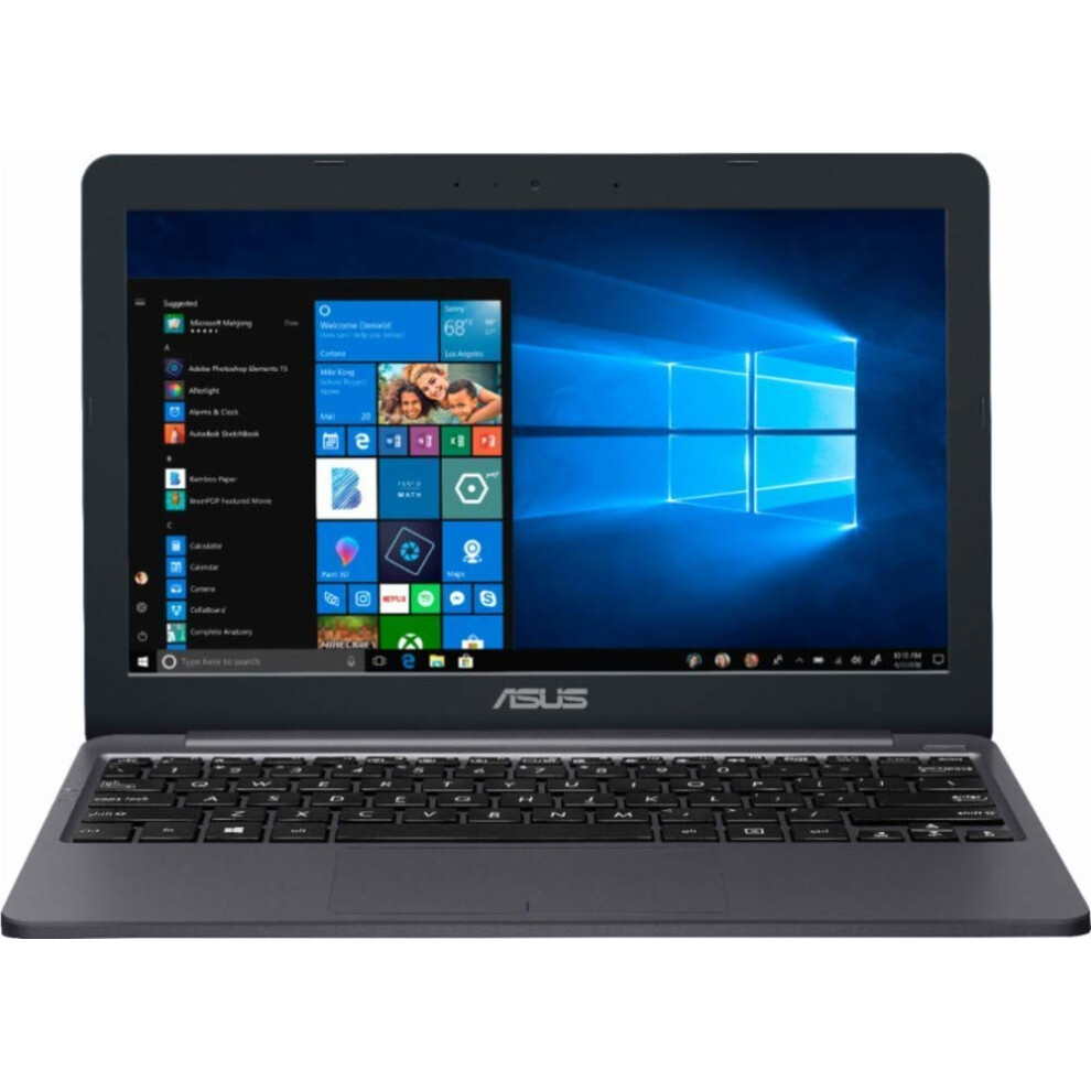 2019 Asus Vivobook 11.6"" Thin and Lightweight Laptop Computer  Intel Celeron N4000 up to 2.6GHz  2GB DDR4 RAM  32GB eMMC  802.11AC WiFi  Bluetooth 4.