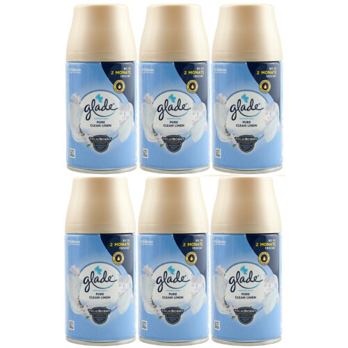 Glade 6 x Glade Automatic Spray Refill 269ml - Clean Linen