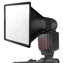 NEEWER Flash Diffuser Light Softbox 6"" x 5"" Universal Collapsible with Storage Pouch Compatible with Canon Nikon Sony Godox Yongnuo NEEWER speedli