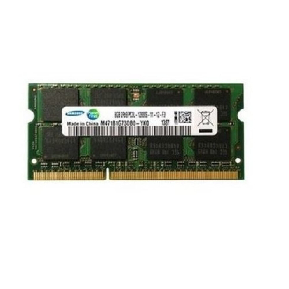 Samsung 8GB DDR3 SO-DIMM Memory Module 8 GB 1600 MHz - Memory Modules (8 GB  1 x 8 GB  DDR3  1600 MHz  204-Pin SO-DIMM)