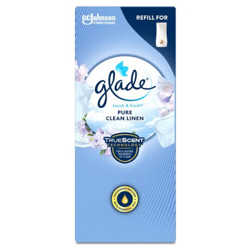 Glade 4 X Glade Touch n Fresh Refill Clean Linen 10ml