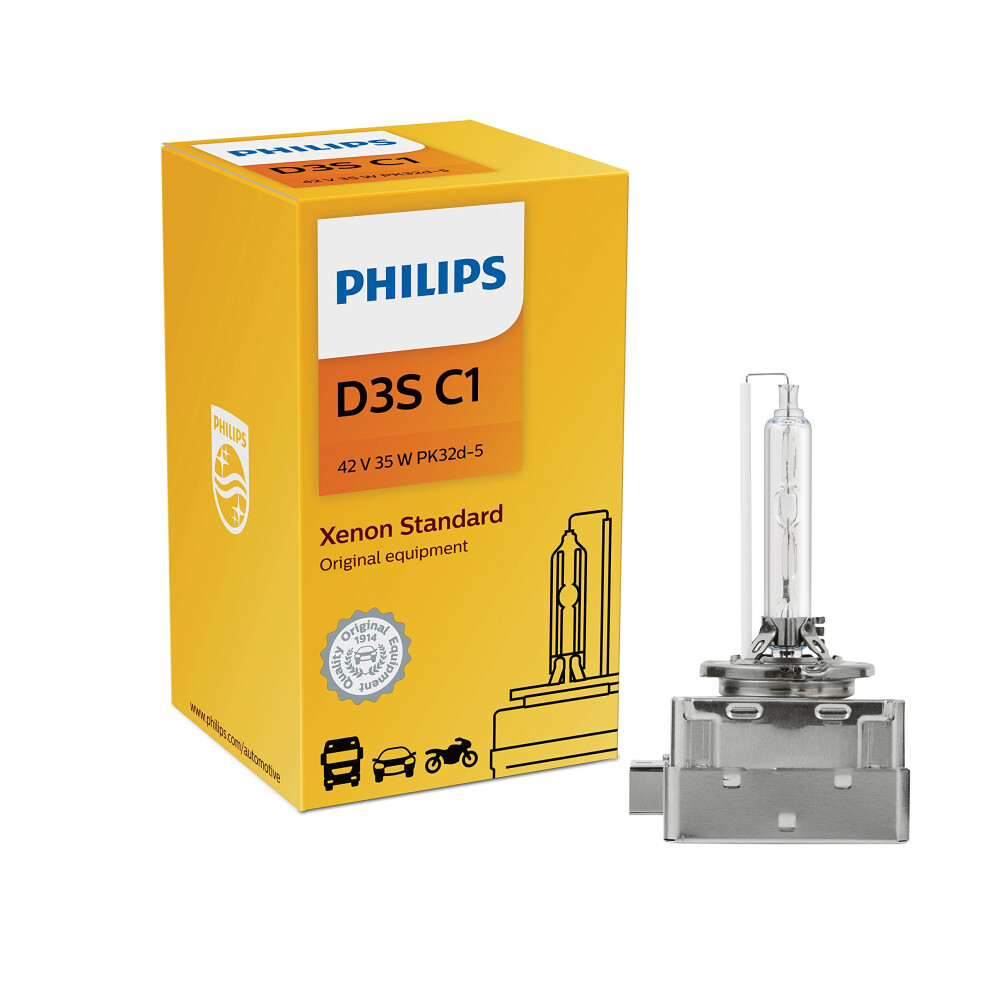 Philips 42302C1 D3S Standard Xenon HID Headlight Bulb  1 Pack