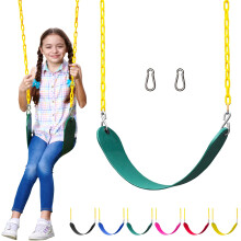 Jungle Gym Kingdom Swing voor buitenschommelset - Pack van 1 vervangingsset voor schommelzitje met zware kettingen - Achtertuinschommel Speeltuinacce