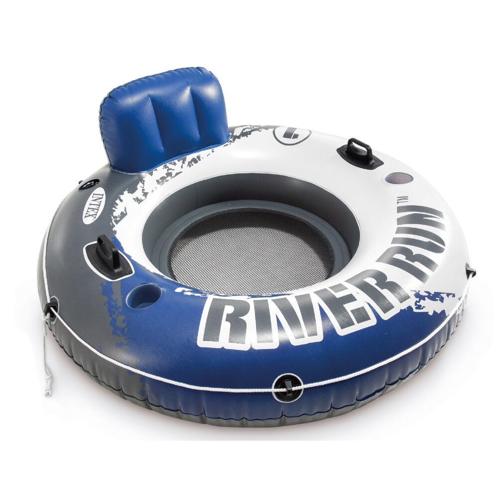 Intex River Run I Sport Lounge  Inflatable Water Float  53"" Diameter