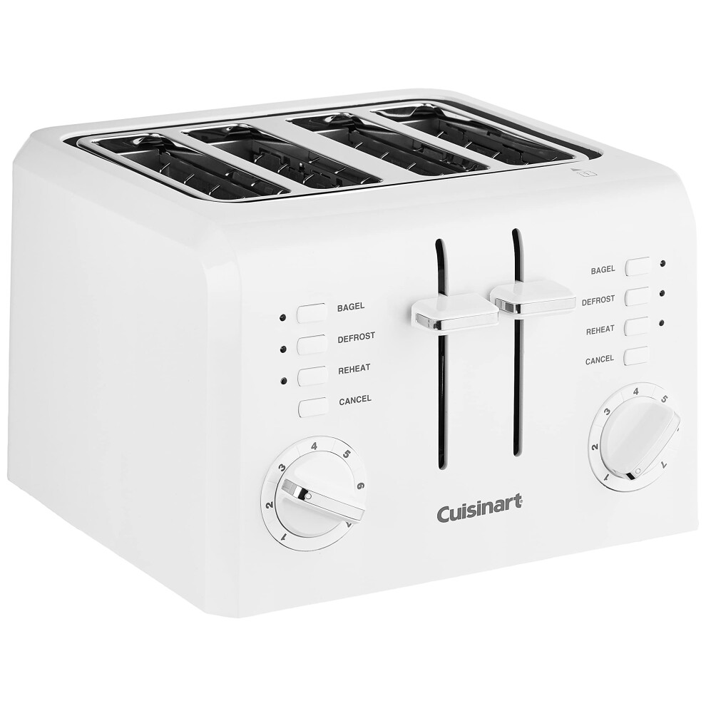 Cuisinart CPT-142P1 4-Slice Compact Plastic Toaster  White