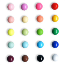 Aimants de rιfrigιrateur VNthings sphιriques multicolores pour calendriers, tableaux blancs et cartes - Dιcoration amusante en rιsine (lot de 20)