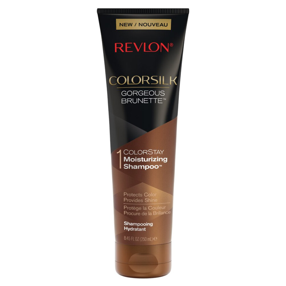 Revlon Colorsilk Care Shampoo  Brown  8.45 Fluid Ounce