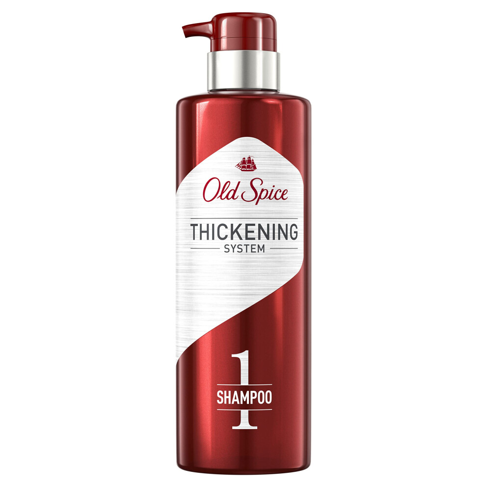 Old Spice Hair Thickening Shampoo for Men  Infused with Biotin  Step 1  17.9 Fl Oz