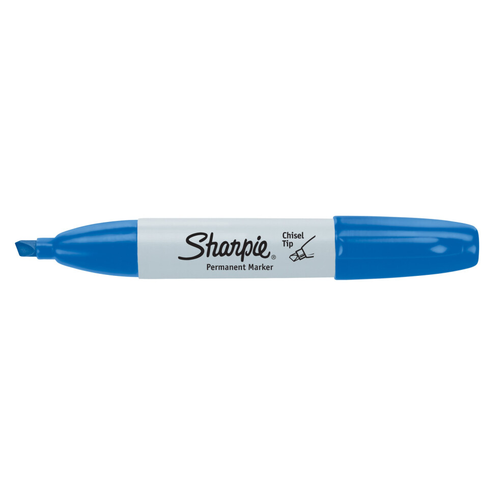 Sharpie Marker  Chisel Tip  Blue