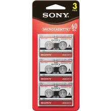 Diktspelarband, Mikro, 60 Minuter, 3-Pack