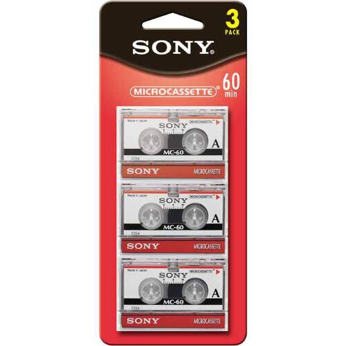 Sony Diktspelarband, Mikro, 60 Minuter, 3-Pack