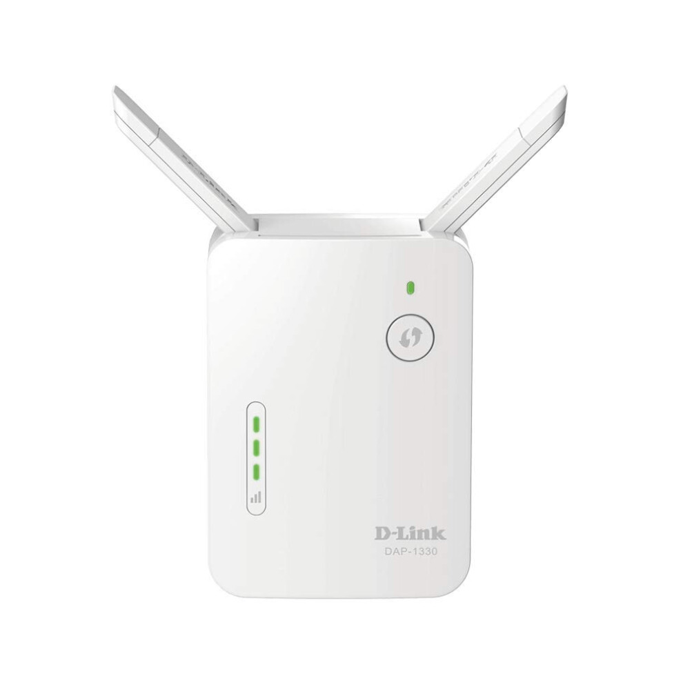 D-Link Wifi Extender N300 Range Wall Signal Booster Ethernet Wireless Internet Network Repeater (DAP-1330)