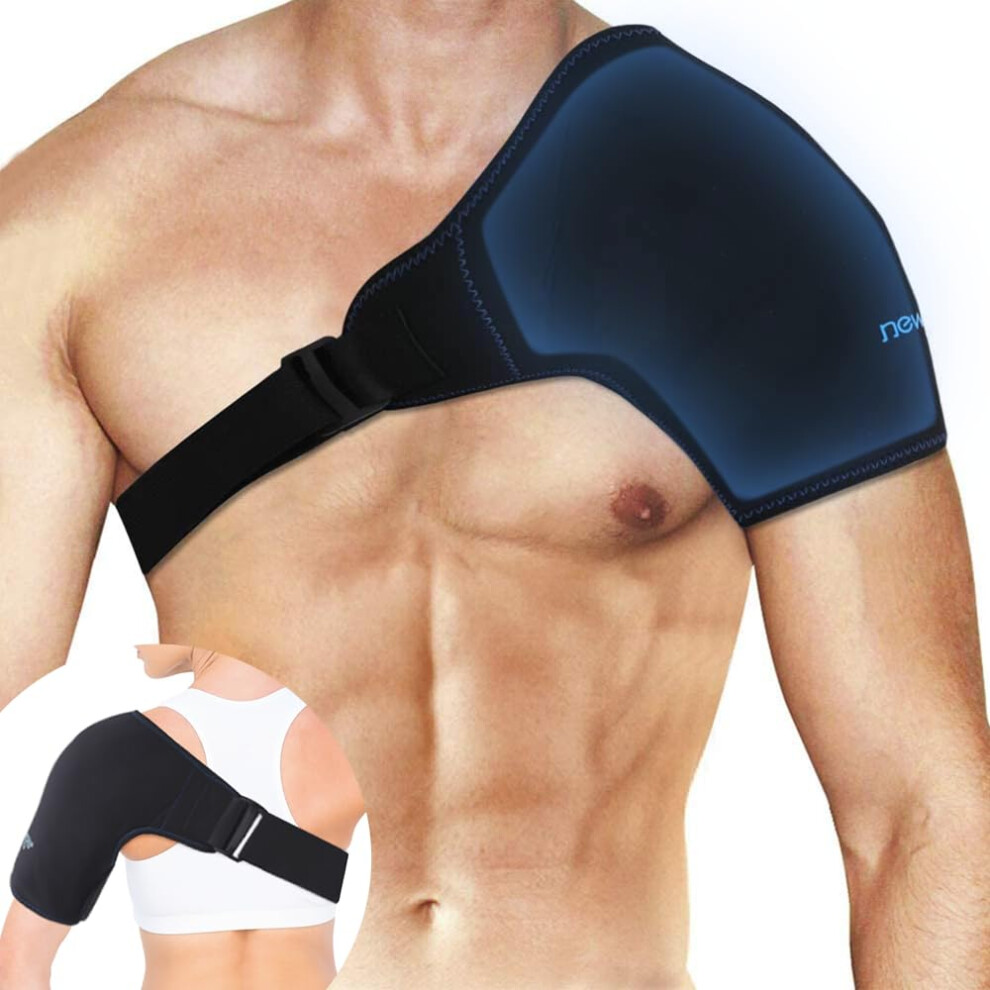 Newgo Shoulder Ice Pack Rotator Cuff Cold Therap Fsa Or Hsa Eligible Shoulder Ice Pack Wrap Cold Pack For Shoulder Pain Relief Recovery After Surger